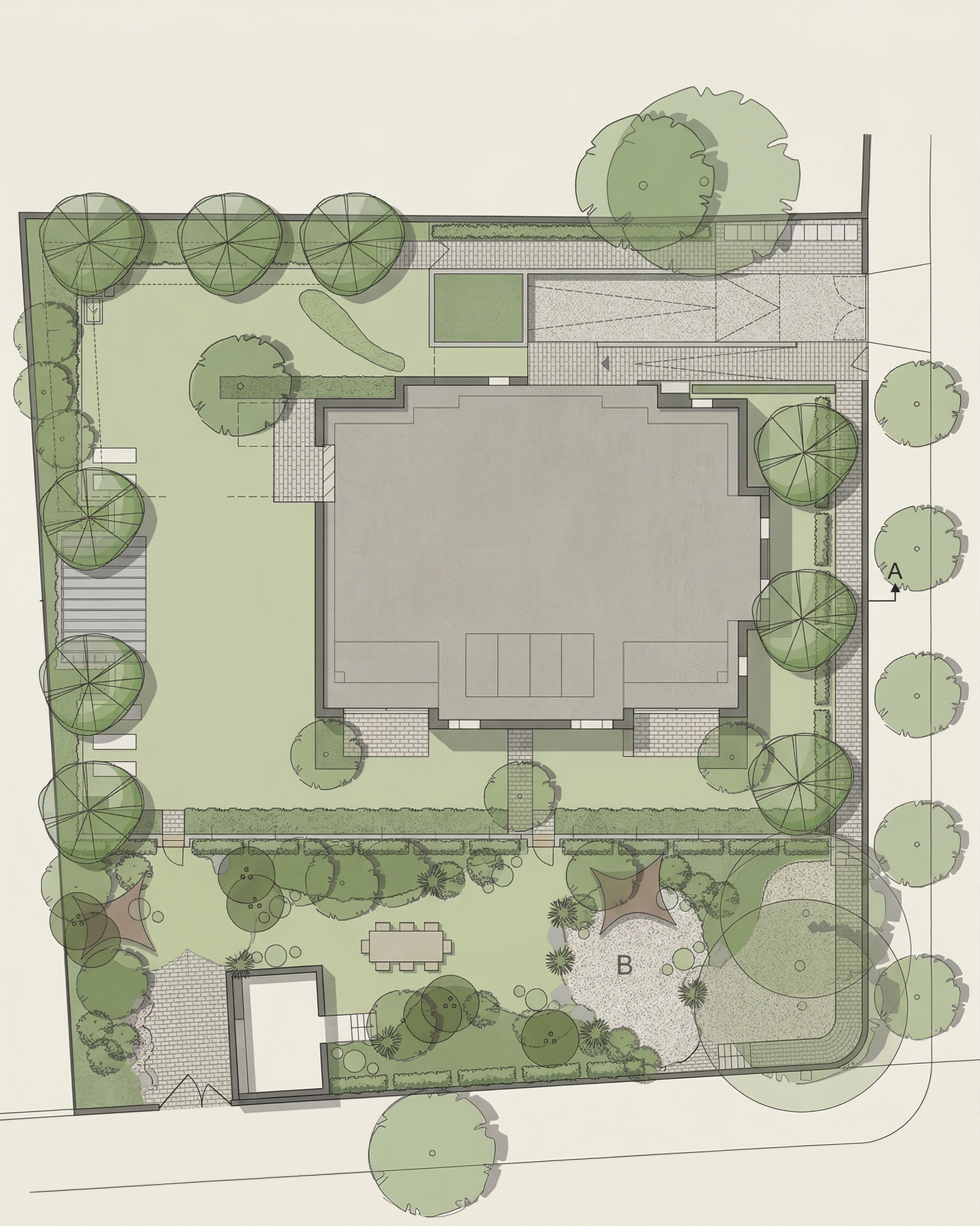 Gartenplan